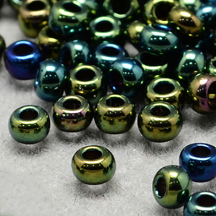 6/0 grade a perles de rocaille en verre rondes SEED-Q008-4mm-F605-1