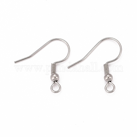 316 Surgical Stainless Steel Earring Hooks STAS-I066-05-1