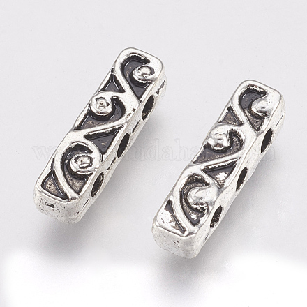Tibetan Style Alloy Spacer Bars X-TIBE-T011-169AS-LF-1