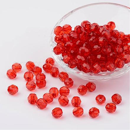 Perles en acrylique transparente DB8mmC-22-1