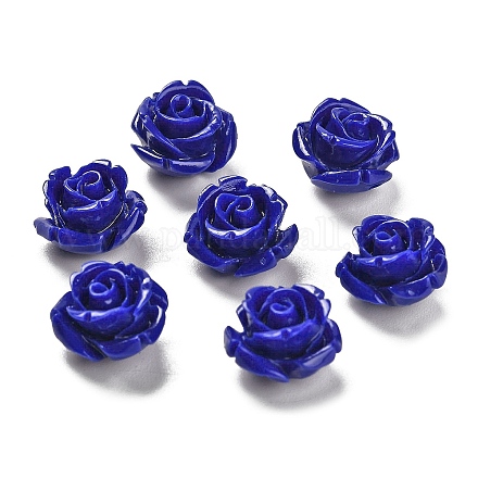 Резные бусины из синтетического коралла&nbsp;CORA-H003-01A-04-1