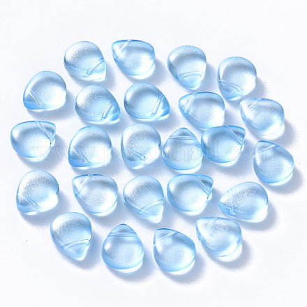 Perlas de vidrio pintado en aerosol transparente GLAA-T016-29C-1