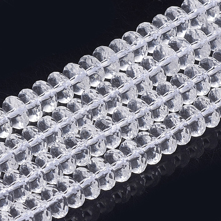 Synthetic Quartz Crystal Beads Strands X-G-S285-13-1