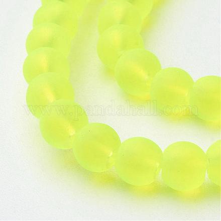 Chapelets de perles en verre transparent X-GLAA-S031-4mm-30-1