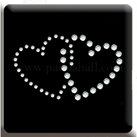 Блеск исправления горный хрусталь (термоклей на спине)&nbsp;LS-DIY-WH0177-23-1