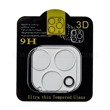防爆プレミアム強化ガラス  カメラレンズスクリーンプロテクター  電話用に設計  透明  3x2.8x0.1cm FIND-C001-02A-1