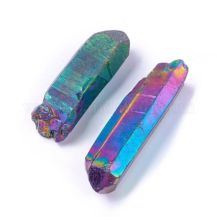 Abalorios naturales de cristal de cuarzo. KK-F757-G09-1