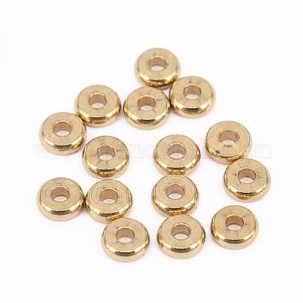 Perles séparateurs en laiton KK-F713-08C-1