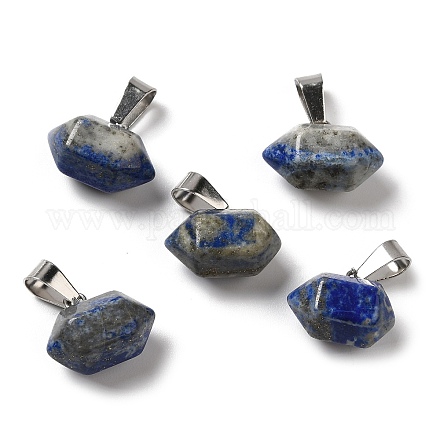 Lapis-lazuli naturelles ont fait pendentifs G-K335-03P-19-1