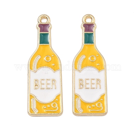 Pendentifs d'émail en alliage&nbsp;FIND-H020-01D-G-1