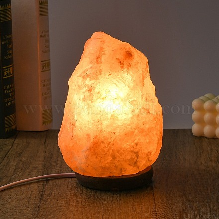 Lampe aus natürlichem Himalaya-Steinsalz DJEW-P002-01B-1
