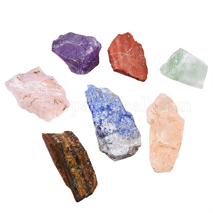 7 Stück 7 natürliche Kristall-Cabochons G-SZ0001-18-1