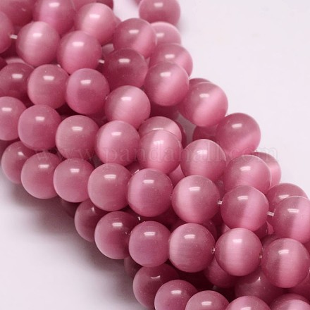 Chapelets de perles d'œil de chat CE-M011-14mm-12-1