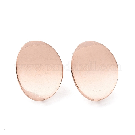 Accessoires de puces d'oreilles en 304 acier inoxydable STAS-Q231-10RG-1