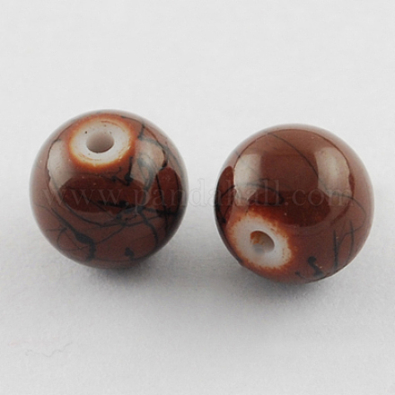Perles en verre d'effilage GLAD-S074-8mm-87-1