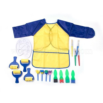 Juegos de herramientas de pintura para niños. AJEW-L072-11-1