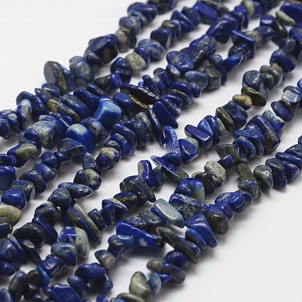 Chapelets de perles en lapis-lazuli naturel G-F328-21-1