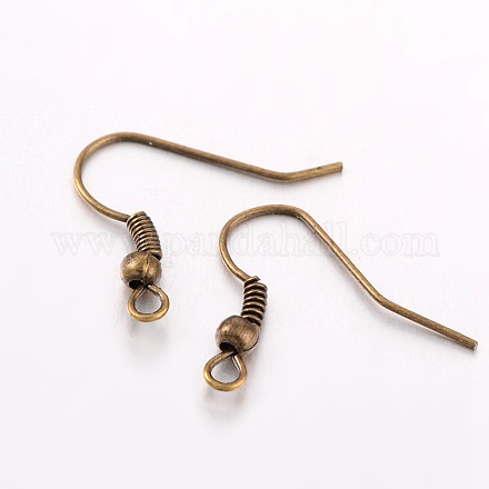 Crochets de boucles d'oreilles en fer IFIN-UK0004-02AB-NF-1