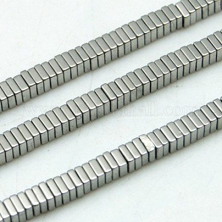 Non magnetici perle ematite sintetico fili G-K003-3mm-06-1