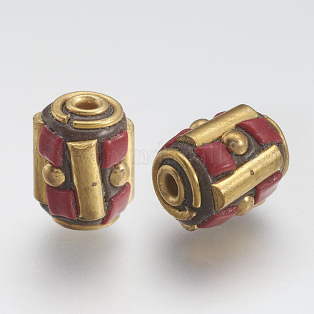 Alloy Indonesia Beads PALLOY-P121-10AG-1