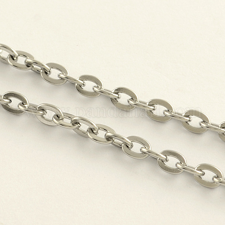 304 Stainless Steel Cable Chains CHS-Q001-18-1