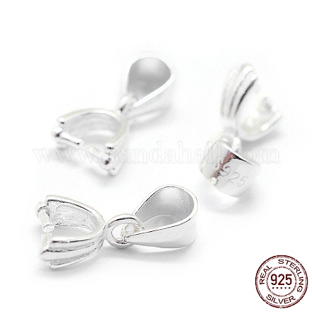 925 Sterling Silver Pendant Bails STER-I016-124A-1