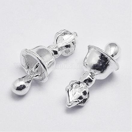 Sterling Silver Beads STER-P018-10-1