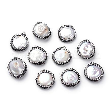 Ciondoli perla naturale PEAR-S011-02-1