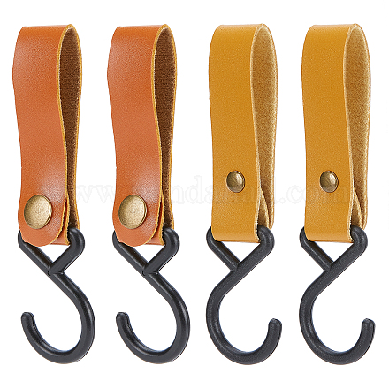 Wholesale AHANDMAKER 8 Pcs Leather Straps for Hanging 