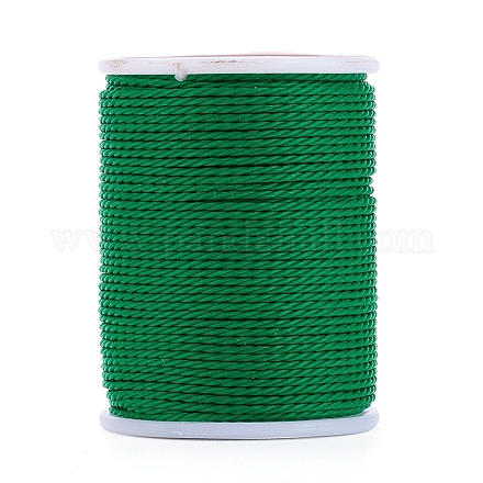 Round Waxed Polyester Cord YC-G006-01-1.0mm-18-1