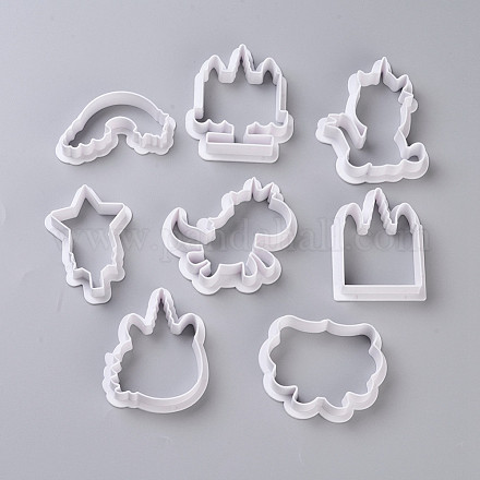 Plastic Cookie Cutters DIY-E018-42-1