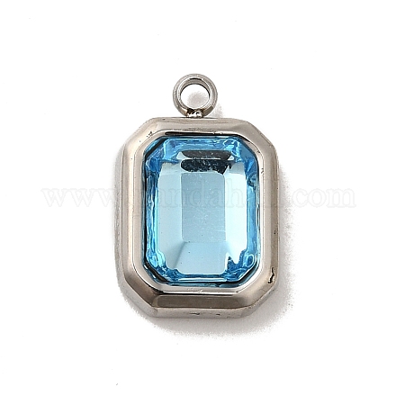 Подвески из стекла из нержавеющей стали 304 STAS-L022-062P-08-1