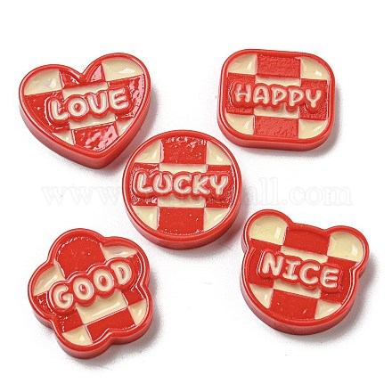 New Year Resin Decoden Cabochons CRES-I029-01-1