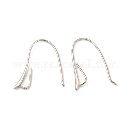 Brass Earring Hooks X-EC3019Y-NF-1
