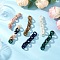 Acrylic Handmade Cable Chains, Ring, Mixed Color, 20x18.5x8.5mm