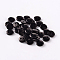 2-Hole Flat Round Resin Sewing Buttons for Costume Design, Black, 23x2mm, Hole: 1mm