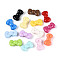 Opaque Acrylic Beads, Bowknot, Mixed Color, 15x25.5x10mm, Hole: 3mm