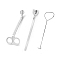 Stainless Steel Wick Flame Candle Snuffer Kits, Automatic Fire Extinguisher, for Putting Out Candle Flame Safely, Stainless Steel Color, 180x56mm