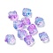 Baking Painted Transparent Glass Beads, Gradient Color, Lion, Blue Violet, 11.5x11x9.5mm, Hole: 1.2mm