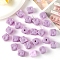Opaque Acrylic Beads, Cube, Plum, 14x14x14mm