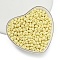 Acrylic Imitation Pearl Beads, Teardrop, Irregular, Opaque, Lemon Chiffon, 5x5x4mm, Hole: 1.4mm