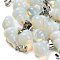 Opalite Pendants, with 201 Stainless Steel Finding, Gourd, 22~23x13mm, Hole: 4x7mm