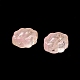 Pulvériser perles de verre transparentes peintes GLAA-D006-17-4