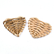 Handmade Reed Cane/Rattan Woven Beads WOVE-T005-22A-2
