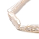 Hebras de perlas keshi de perlas barrocas naturales PEAR-E016-016-3