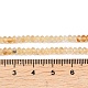 Нити из нагретых натуральных цитриновых бусин&nbsp;G-B175-A05-2x4mm-6