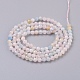 Chapelets de perles en morganite naturelle G-F568-112-3mm-2