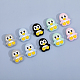 GOMAKERER 10Pcs 5 Colors Penguin Food Grade Eco-Friendly Silicone Beads SIL-GO0001-13-5