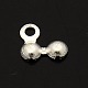 Bouts de perle en laiton KK-N0002-05S-2