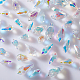 Ahandmaker 48 pieza de cuentas de cristal en forma de lágrima EGLA-GA0001-11-4